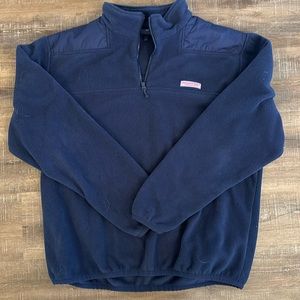 Vineyard Vines Fleece Quarter Zip Pullover Sweater
